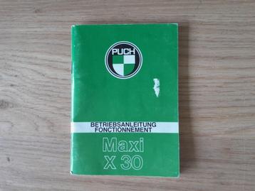 Puch Maxi X30 handleiding beschikbaar voor biedingen