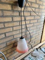 Vintage opaal lamp roze, Huis en Inrichting, Lampen | Hanglampen, Ophalen of Verzenden, Zo goed als nieuw, Minder dan 50 cm