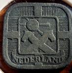 5 cent 1942 ZINK (vierkante stuiver), Ophalen of Verzenden, Koningin Wilhelmina, 5 cent, Losse munt