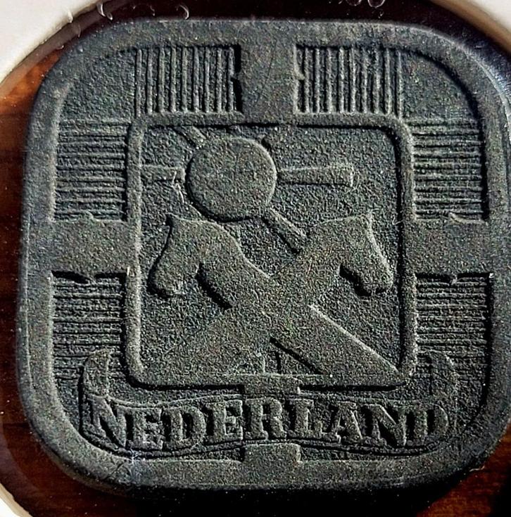 5 cent 1942 ZINK (vierkante stuiver), Postzegels en Munten, Munten | Nederland, Losse munt, 5 cent, Koningin Wilhelmina, Ophalen of Verzenden