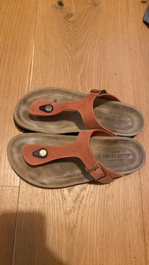 Joseph Seibel slippers model Birkenstock mt 41 zgan, Kleding | Dames, Schoenen, Zo goed als nieuw, Slippers, Overige kleuren, Verzenden