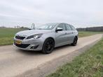 Peugeot 308 2.0 HDI 110KW SW 2015 Grijs, Auto's, Peugeot, 4 cilinders, 1290 kg, Leder, Stationwagon