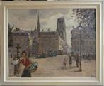 JAN KORTHALS 1916-1972===in PARIJS===doek 88 x 112 cm, Antiek en Kunst, Kunst | Schilderijen | Klassiek, Ophalen