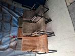 6 mooie industriële Eetkamerstoelen in nette staat, Huis en Inrichting, Stoelen, Ophalen, Zo goed als nieuw, Vier