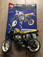 Lego Technic 8838 Motorfiets Vintage met bouwvoorschrift, Overige merken, Gebruikt, Ophalen of Verzenden, Groter dan 1:32