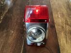 Vintage zaklamp met rood alarm licht