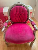 Roze Barok fauteuil voor kinderen / prinsessen stoel, Ophalen, Gebruikt, Stoel(en)