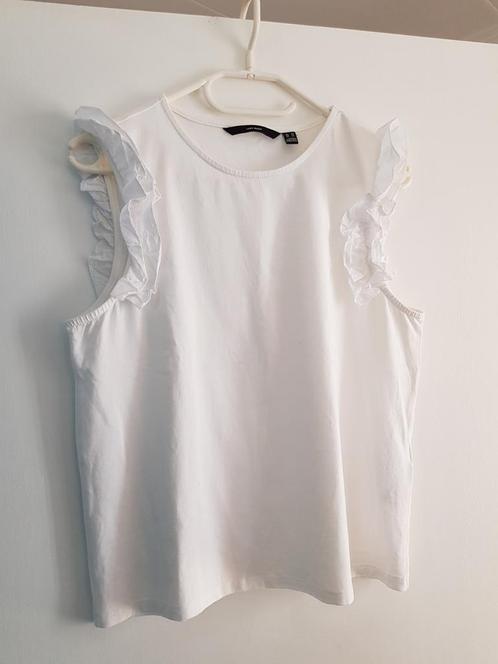Prachtig zo goed als nieuw wit shirtje van Vera Moda., Kleding | Dames, T-shirts, Zo goed als nieuw, Wit, Zonder mouw, Ophalen of Verzenden