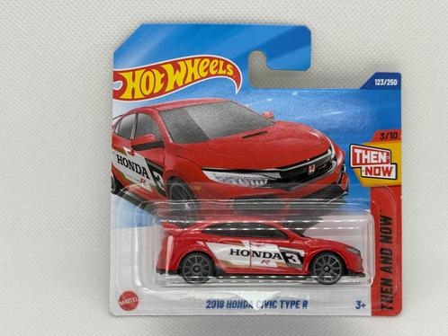 Hot Wheels 2018 HONDA CIVIC TYPE R, Hobby en Vrije tijd, Modelbouw | Auto's en Voertuigen, Nieuw, Auto, 1:50 of kleiner, Overige merken