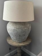 Betonnen look lamp met lampenkap van manon maison, Verzenden, Zo goed als nieuw, Rond, 50 cm of meer