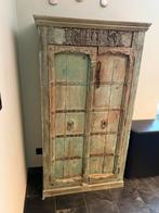 India kast / ibiza kast /indische kast / boho stijl, Met deur(en), Teakhout, Zo goed als nieuw, 150 tot 200 cm