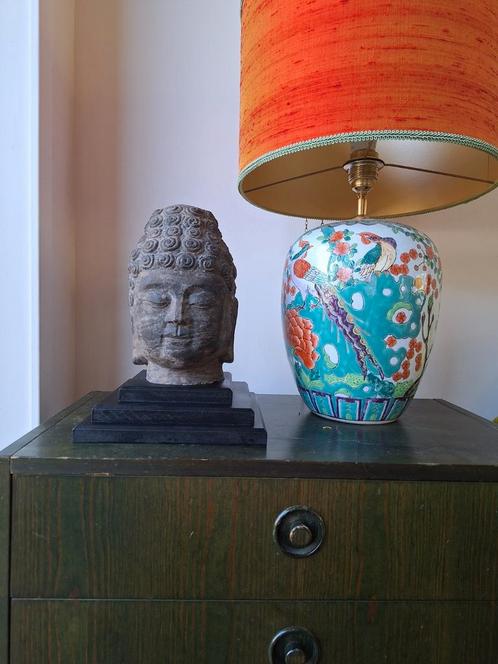 Stenen boeddha hoofd, Huis en Inrichting, Woonaccessoires | Boeddhabeelden, Zo goed als nieuw, Ophalen of Verzenden