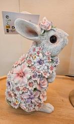 Clayre & Eef  beeld konijn multicolor afm: 16 x 13 x 25 cm, Verzenden, Nieuw