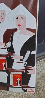 Origineel Droste emaille reclamebord., Reclamebord, Gebruikt, ., Ophalen of Verzenden