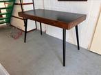Bureau hout zwart zgan vintage design antiek look, Huis en Inrichting, Bureaus, Ophalen of Verzenden, Zo goed als nieuw