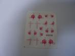 Velletje nagel water decals stickers BJC-004 rozen roze, Verzenden, Nieuw, Toebehoren, Handen en Nagels
