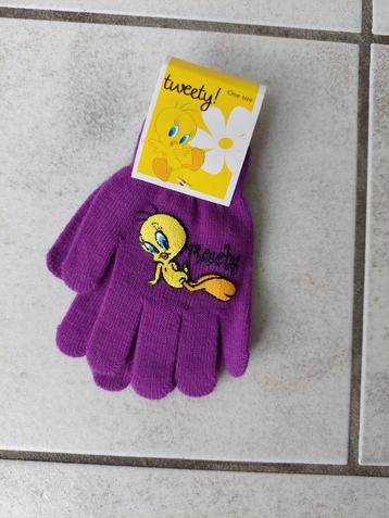 Tweety handschoenen voor meisjes 1 maat, NIEUW met kaartje! beschikbaar voor biedingen
