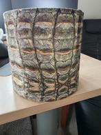 In groene kleustelling lampenkap te koop, Ophalen, Zo goed als nieuw, Rond, Minder dan 25 cm