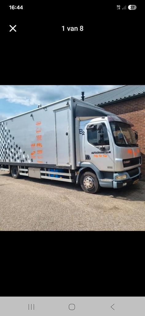 Daf truck met tent voor autosport, Auto's, Vrachtwagens, Particulier, Ophalen of Verzenden