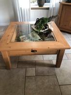 Prachtige vitrine tafel salontafel, Vierkant, Zo goed als nieuw, Minder dan 50 cm, 50 tot 100 cm