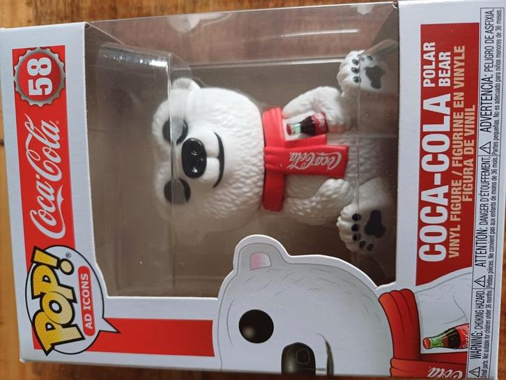 Funko Pop! Coca Cola – Polar Bear #58, Verzamelen, Poppetjes en Figuurtjes, Nieuw, Ophalen of Verzenden
