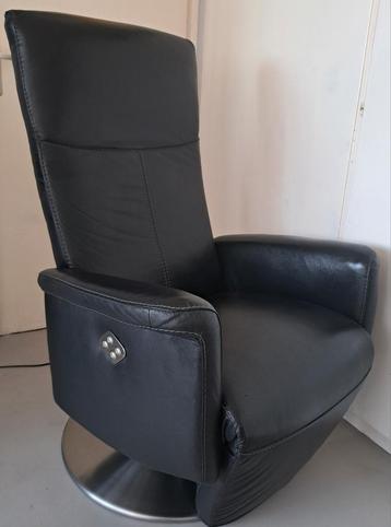 Modern Elektrische Fauteuil draaibaar Echt  Leer Verstelbaar beschikbaar voor biedingen