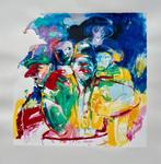 Zeefdruk Lou Tissen, Antiek en Kunst, Kunst | Litho's en Zeefdrukken, Ophalen of Verzenden