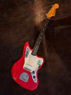 Fender Jaguar Fiesta Red (MIM) uit 2015. (Gibson, Gretsch), Ophalen of Verzenden, Zo goed als nieuw, Solid body, Fender