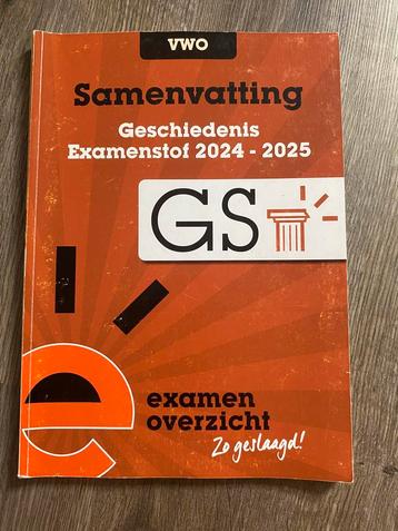 VWO geschiedenis samenvatting (Examenoverzicht) beschikbaar voor biedingen