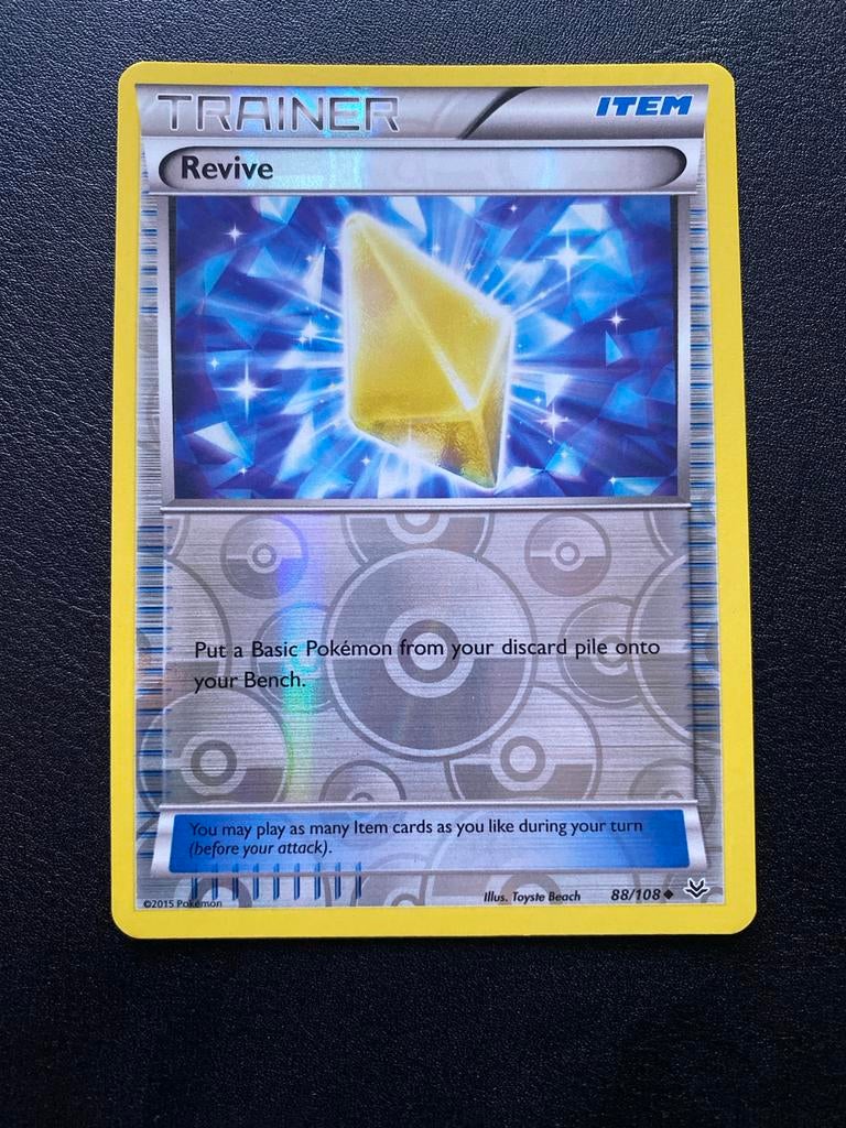Revive 88/108 Rev. Holo Pokémon XY Roaring Skies, Ophalen of Verzenden, Zo goed als nieuw, Losse kaart, Foil