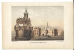 1860 - Gorinchem / het kasteel van Arckel, Antiek en Kunst, Kunst | Etsen en Gravures, Ophalen of Verzenden