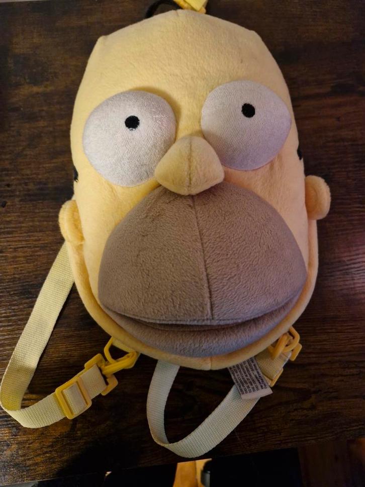 Vintage Homer Simpson Rugzak - 1997, Sieraden, Tassen en Uiterlijk, Tassen | Rugtassen, Gebruikt, Disney of Dora, 25 tot 40 cm