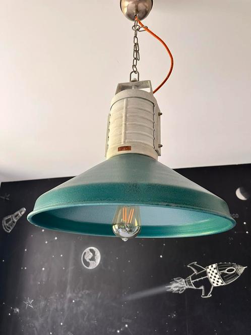 Stoere industriele Rustic hanglamp van Storebror / HK Living, Huis en Inrichting, Lampen | Hanglampen, Zo goed als nieuw, Minder dan 50 cm