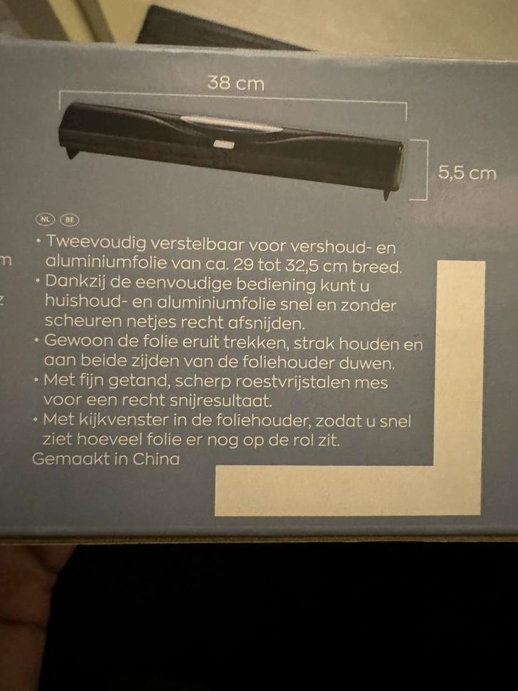 Foliesnijder zwart van het merk Crofton, Huis en Inrichting, Keuken | Keukenbenodigdheden, Nieuw, Ophalen of Verzenden
