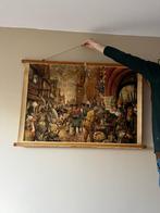 Schoolplaat ‘Stad in de Middeleeuwen’, Ophalen, Geschiedenis