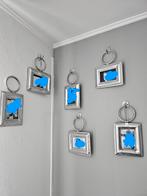 6 fotolijsten van Riviera Maison inclusief. haken. 3 horizon, Huis en Inrichting, Minder dan 50 cm, Metaal of Aluminium, Ophalen of Verzenden