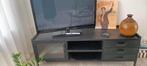 Knibbler Tv Meubel - Industrieel Design, Huis en Inrichting, Ophalen, 100 tot 150 cm, Zo goed als nieuw, Glas