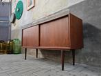 Mid Century Deens Design Lowboard Teak | Dressoir Lage Kast, Huis en Inrichting, Kasten | Dressoirs, 100 tot 150 cm, Ophalen of Verzenden