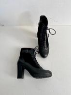 H680 Geox maat 40 lage laarsjes hak laarzen schoenen zwart, Kleding | Dames, Schoenen, Ophalen of Verzenden, Geox, Zo goed als nieuw