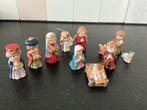 Vintage Kerststal Beeldjes, Porselein/Biscuit, 60er Jaren, Diversen, Ophalen of Verzenden, Gebruikt