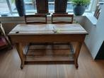 Frans Schoolbankje Vintage, Antiek en Kunst, Curiosa en Brocante, Ophalen