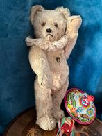 Antieke yes en no beer met mechanisme Schuco en muziekdoos., Antiek en Kunst, Antiek | Speelgoed, Ophalen of Verzenden