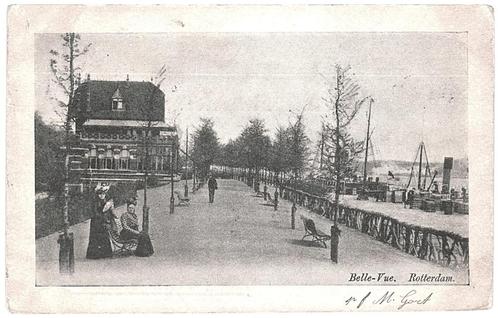963650	Rotterdam	Belle Vue	1905	Gelopen met postzegel, Verzamelen, Ansichtkaarten | Nederland, Gelopen, Zuid-Holland, Voor 1920
