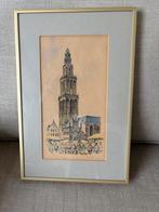 Schilderij Martinitoren Groningen, Antiek en Kunst, Ophalen of Verzenden