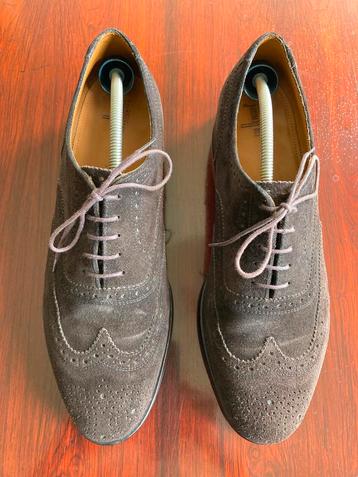 Van Bommel, Suede Brogues 44/45 10H Avang Greve Lier beschikbaar voor biedingen