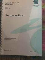 Politiek en Recht - Hogeschool Leiden, Ophalen of Verzenden, Alpha, Gelezen, HBO
