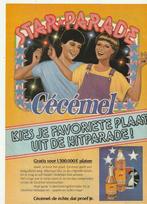 Retro reclame 1982 Nutricia Cécémel kies je favoriete plaat, Verzamelen, Verzenden, Overige typen