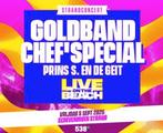 2 Tickets voor Live on the Beach / Goldband en Chef'Special, Twee personen