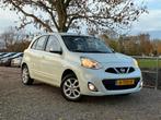 Nissan Micra 1.2 Acenta | Metallic wit | Airco + Cruise nu, Voorwielaandrijving, Euro 5, Stof, Gebruikt