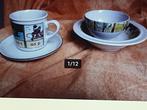 ontbijt set aap noot mies servies vintage, Nieuw, Overige stijlen, Kop(pen) en/of Schotel(s), Ophalen of Verzenden